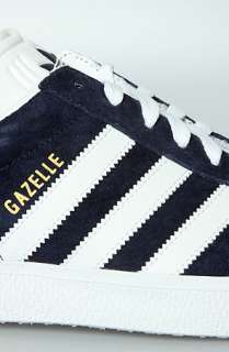 adidas The Gazelle 2 Suede Sneaker in Marine White  Karmaloop 