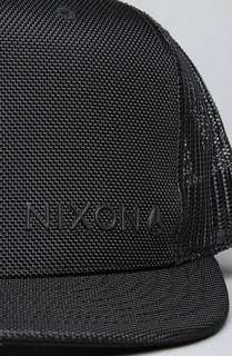 Nixon The Shadow Trucker Hat in All Black  Karmaloop   Global 