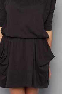Alternative Apparel The 34 Sleeve Pocket Dress in Black  Karmaloop 