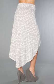 Alternative Apparel The Cherokee Rose Skirt in Fog Zig Zag  Karmaloop 
