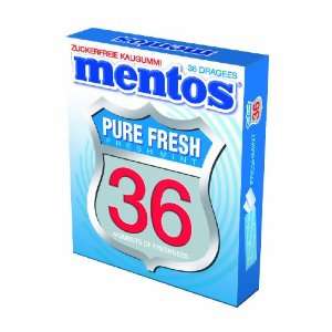 Mentos Chewing Gum Route 36 Pure Fresh, 2er Pack (2 x 42 g)  