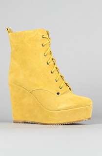 Ego and Greed The Driver Shoe in Mustard Suede  Karmaloop 