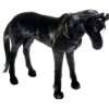 HEUNEC 722279   Reit Pferd DELUXE stehend, schwarz, 50 cm, mit 