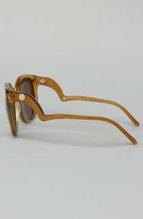 House of Harlow 1960 The Robyn Sunglasses in Mustard  Karmaloop 