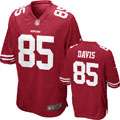  Jersey Home Red Game Replica #85 Nike San Francisco 49ers Jersey