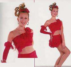 SALSA Tango Rumba Dance Dress w/Mitt Costume Child XS  