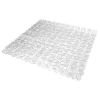 interDesign Pebblz Square Shower Mat in Clear 80210CX at The Home 