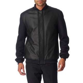Leather panel bomber jacket   LANVIN   Coats & jackets   NEW IN 