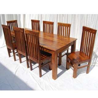   Kitchen Dining Table and Chairs Solid Hardwood Set for 8 People SALE