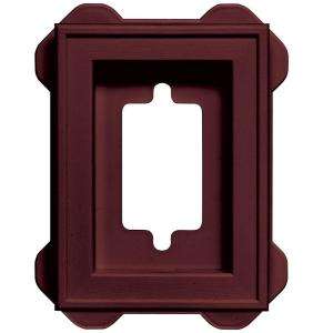Buy a Builders Edge Recessed Mini Mounting Block #078 Wineberry 