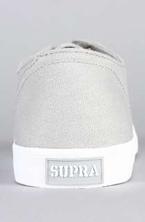 SUPRA The Wrap Sneaker in Grey Canvas  Karmaloop   Global 