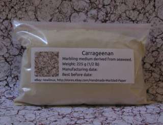 Carrageenan Marbling Marbled Paper Supplies 225g 1/2lb  