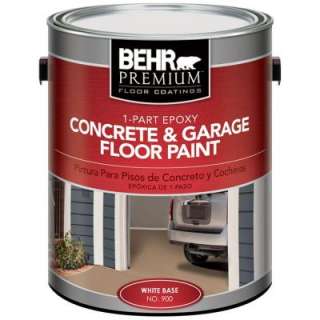 BEHR 1 Gal. Satin 1 Part Epoxy Acrylic Concrete and Garage Floor Paint 