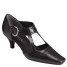 Womens Aerosoles Cheery Tomato Black Leather Shoes 