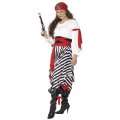  Damen Kostüm Piratin, Einheitsgröße  Piraten Frau 