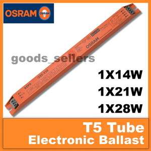 OSRAM Electronic Ballast 1X14W 1X21W 1X28W 2X21W 2X28W G5 base T5 Tube 