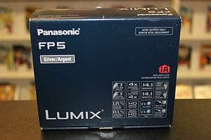 NEW Panasonic LUMIX DMC FP5 14.1 MP Digital Camera   Silver + Warranty 