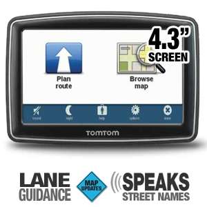 TomTom XL 350M Auto GPS   Free Lifetime Map Updates Included, 4.3 