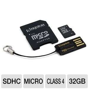 Kingston MBLY4G2/32GB microSDHC Mobility Kit   32GB, SD Adapter, USB 