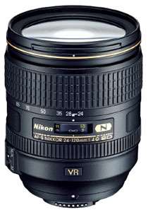 Nikon AF S 24 120mm 14G ED VR Objektiv inkl. HB 53  Kamera 