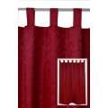 Orientalischer Vorhang 110 cm x 250 cm, Farbe rot Weitere 