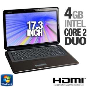 ASUS K70IC A1 Notebook PC   Intel Core 2 Duo P8700 2.53GHz, 4GB DDR2 