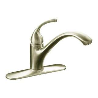 Forte 8 in. Single Hole 1 Handle Low Arc Kitchen Faucet in Vibrant 