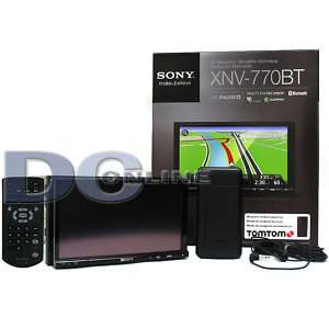 SONY XNV 770BT CAR DVDCD PLAYER+REMOTE+NAVIGATION  