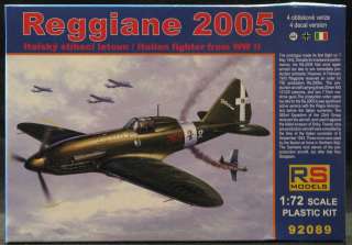 72 RS Models REGGIANE RE 2005 Italian Fighter  
