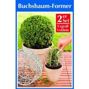 Buchsbaum Former Kugel 2 Stück  Küche & Haushalt