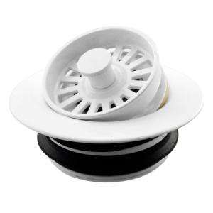 Westbrass Universal Disposal Ring and Strainer in White D2124 50 at 