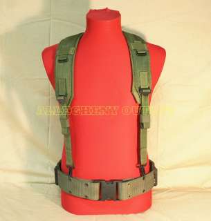 Military Army LC2 Pistol Belt & LBE Suspenders LARGE  