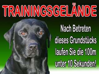METALL WARNSCHILD Labrador A5/A4 Training 6 Farben  