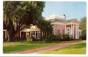 Vintage Postcard Monteigne Natchez MS William T Martin  