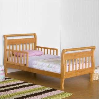 DaVinci Wood Sleigh Oak Toddler Bed 048517299036  