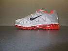 Nike Air Max + 2011 Solar Red White Sneakers Womens 9.5  