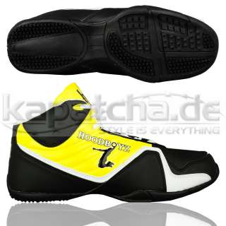 Hoodboyz Basketball Schuhe Weiß Schwarz Gelb Kapatcha in versch 