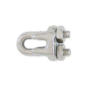 Lehigh 1/8 in. Stainless Steel Wire Rope Clamp and Thimble Set 7460 18 