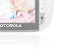 Motorola 188610 MBP36 Digitales Babyphone mit 3,5 Zoll Farbdisplay am 