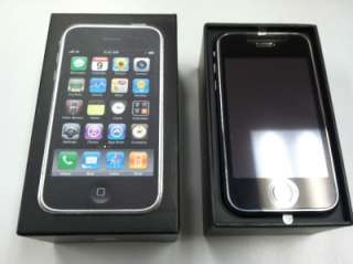 BRAND NEW iPhone 3G 8GB Black Unlocked Jailbroken w/ Box & Accessories 