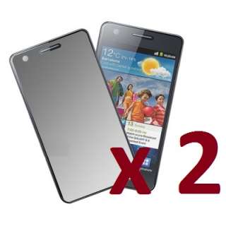 2x 2 x Spiegel Folie Schutzfolie Samsung Galaxy i9100 S2 S 2 Display 
