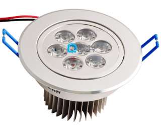 7W Warm White LED Ceiling spotlight Light Fixture Lamp 7x1W Recessed 