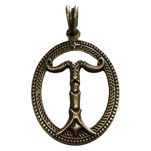 pcs IRMINSUL Pendant Old German Jewelry Necklace LARP  
