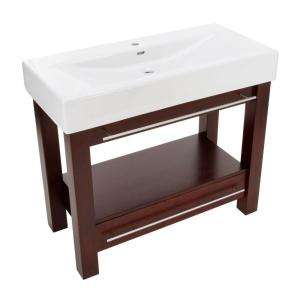 MagickWoods Sonata Urban 40 in. Poplar Vanity in Mahogany with 