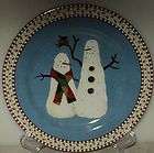 debbie mumm snowman plate  