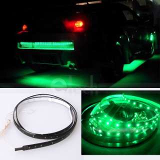 60CM 30 LED Strip Car Green Lights Flexible Grill Light  