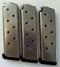   45acp 8 RD Round Magazines/Clip​s w/Base Bumper Mag/Clip Stainless