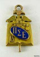 PI SIGMA EPSILON   Professional fraternity Key Charm  
