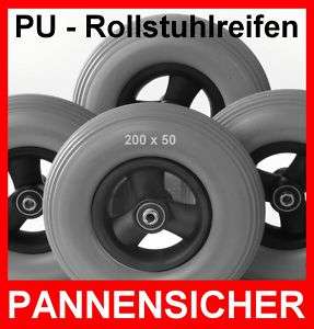 ROLLSTUHL Reifen pannensicher 200x50 (8x2) Felge NEU  