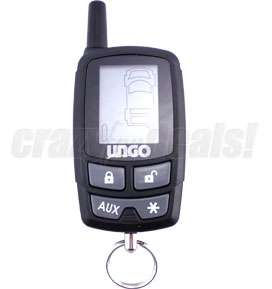 Ungo by Clarion 1 Mile Range 2 Way LCD Car Alarm & Remote Start 